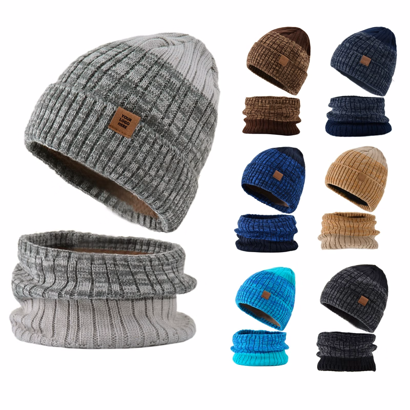 Scarf Beanie Hat Set