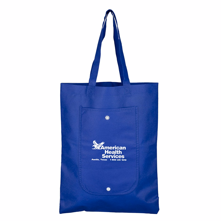 13" W x 17" H - "Cove" Fold-Up Tote Bag