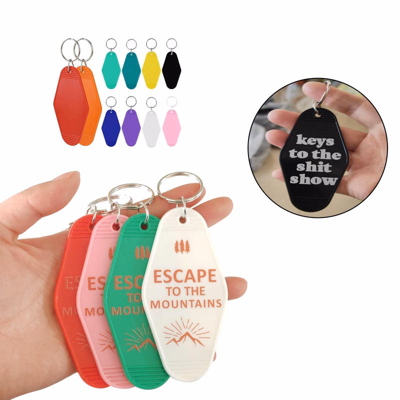 Rhombus Motel Key Plate And Bag Tag