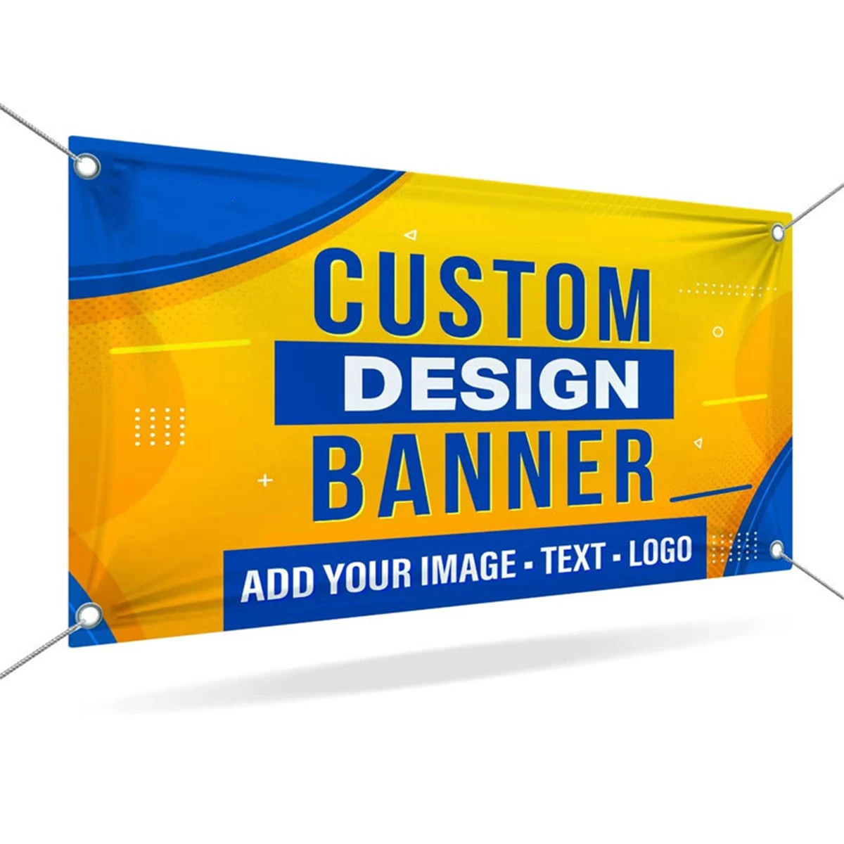 12' x 5' Colorful Inkjet-Printed Advertising Banners And Barriers 1