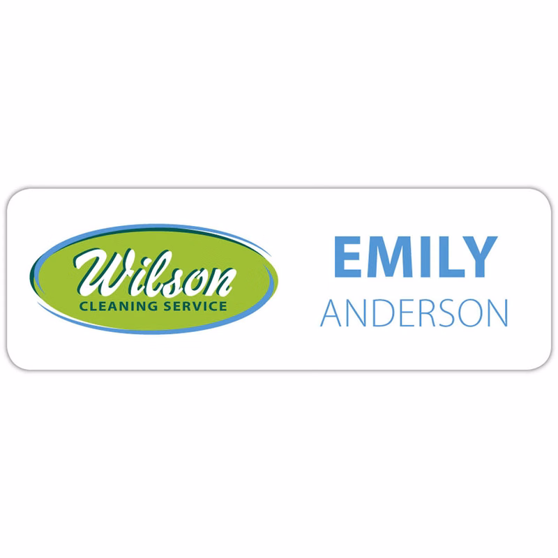 St. Paul Plastic Express Name Badge (Standard Size 1" x 3")