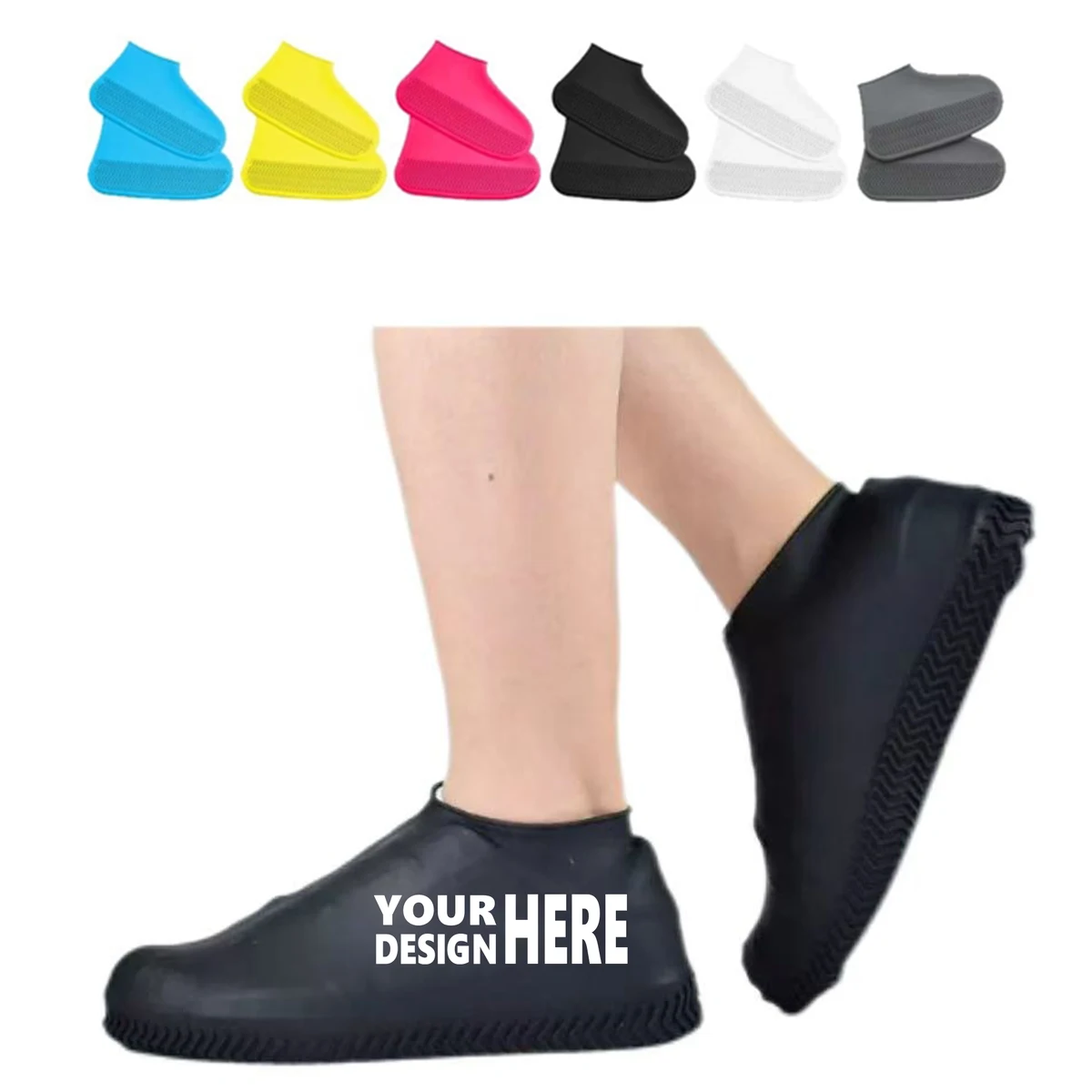 Reusable Silicone Shoe Cover - Non-Slip & Waterproof 1