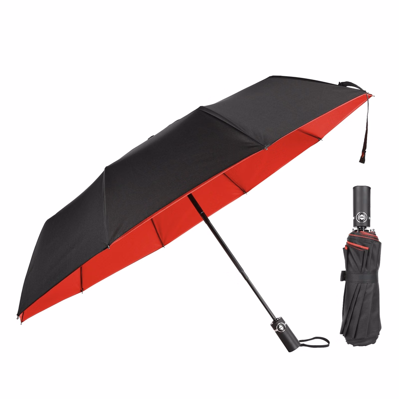 46'' Arc Double Canopy Automatic Folding Umbrella