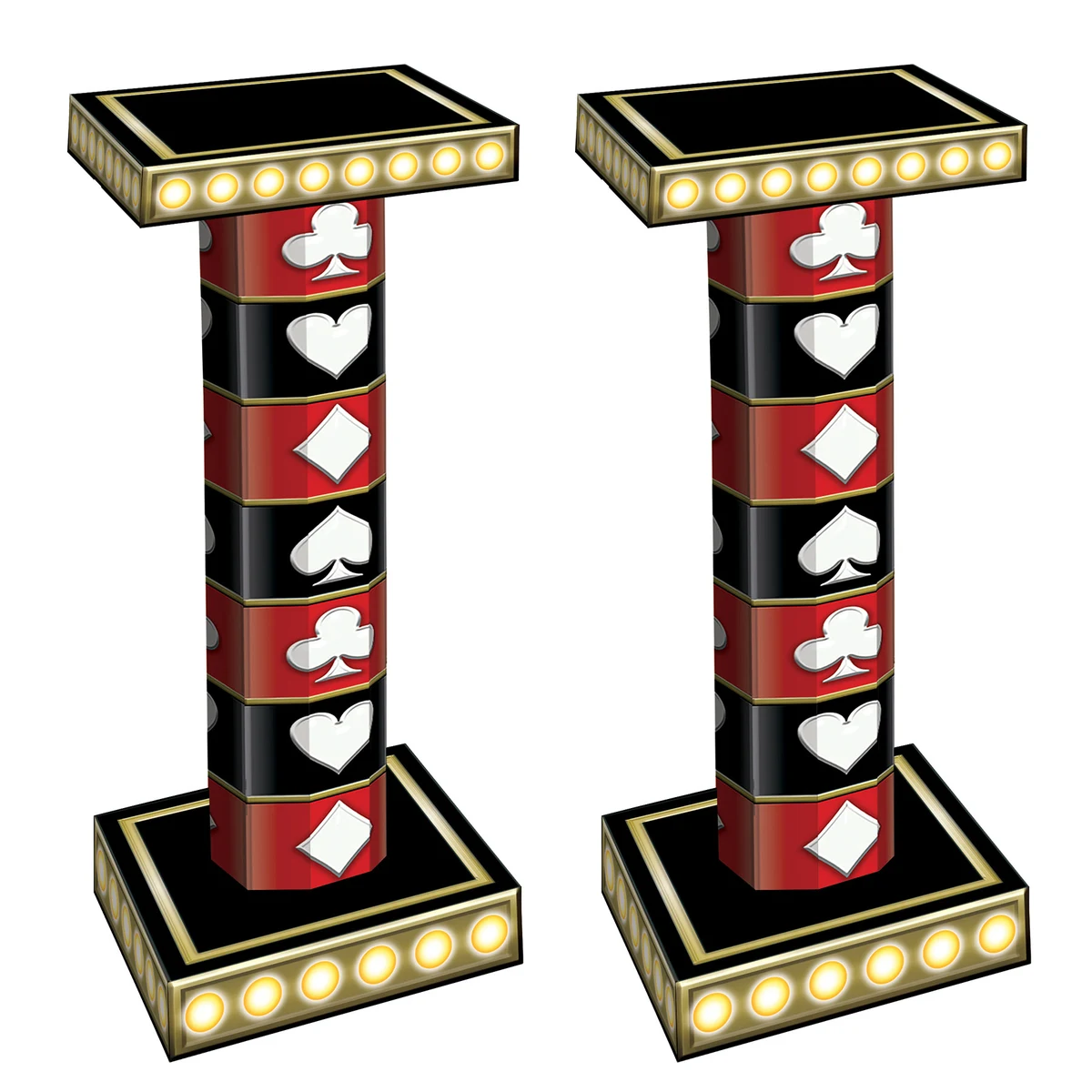 Casino 3-D Short Column Props 1