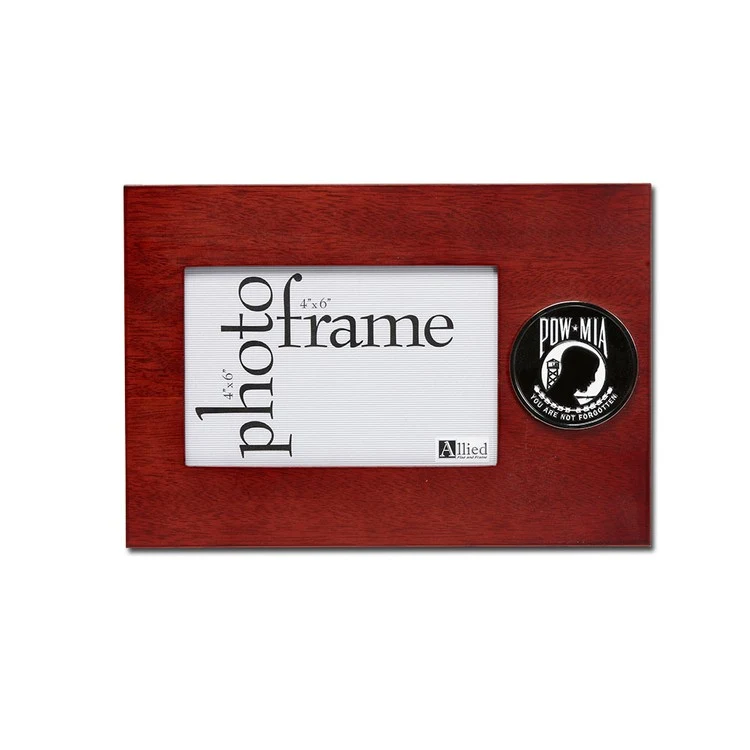 POW MIA Medallion 4-Inch by 6-Inch Desktop Picture Frame 1