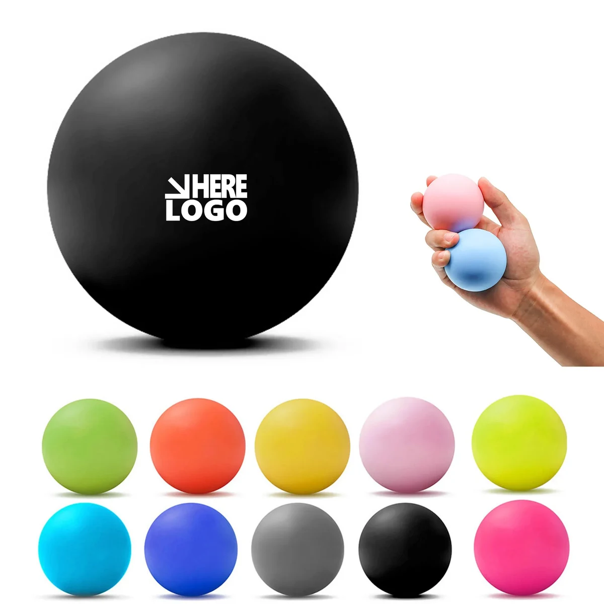 Silicone Fitness Massage Ball 1