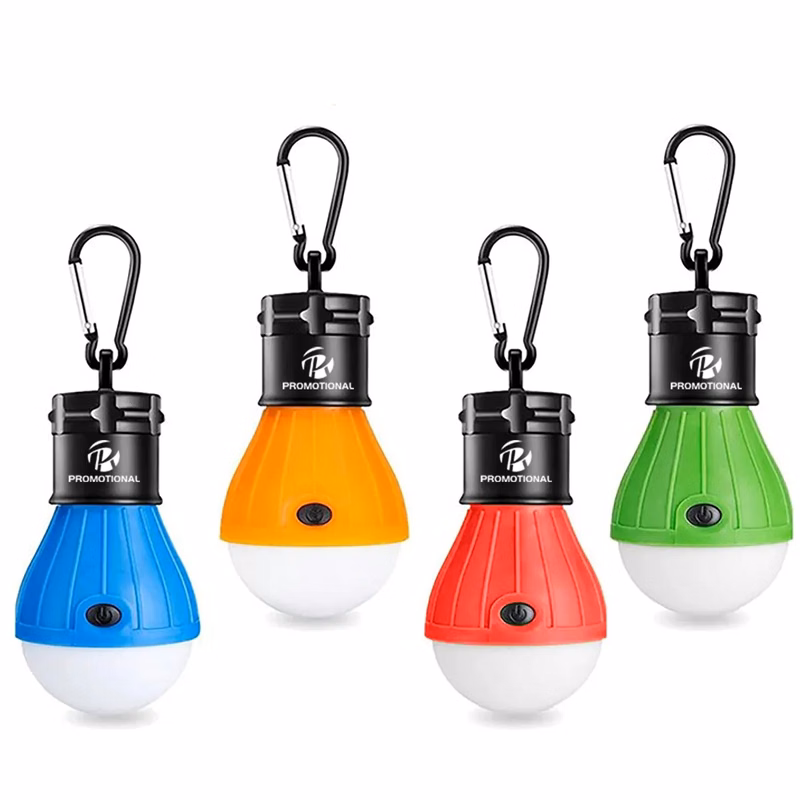 Portable LED Tent Lamp With Carabiner