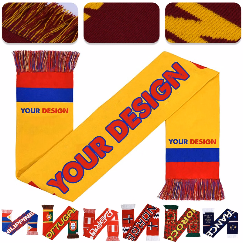 Fans Jacquard Football Scarf (Quick Ship)