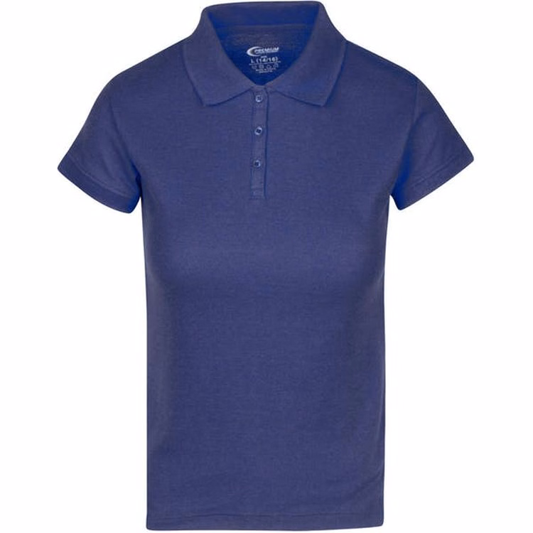 Juniors' Polo Uniform Shirts - Navy Size Small