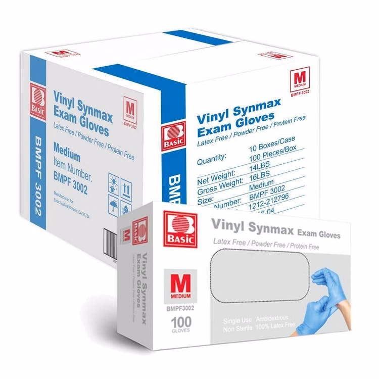 Disposable Gloves - Medium Vinyl Latex-Free