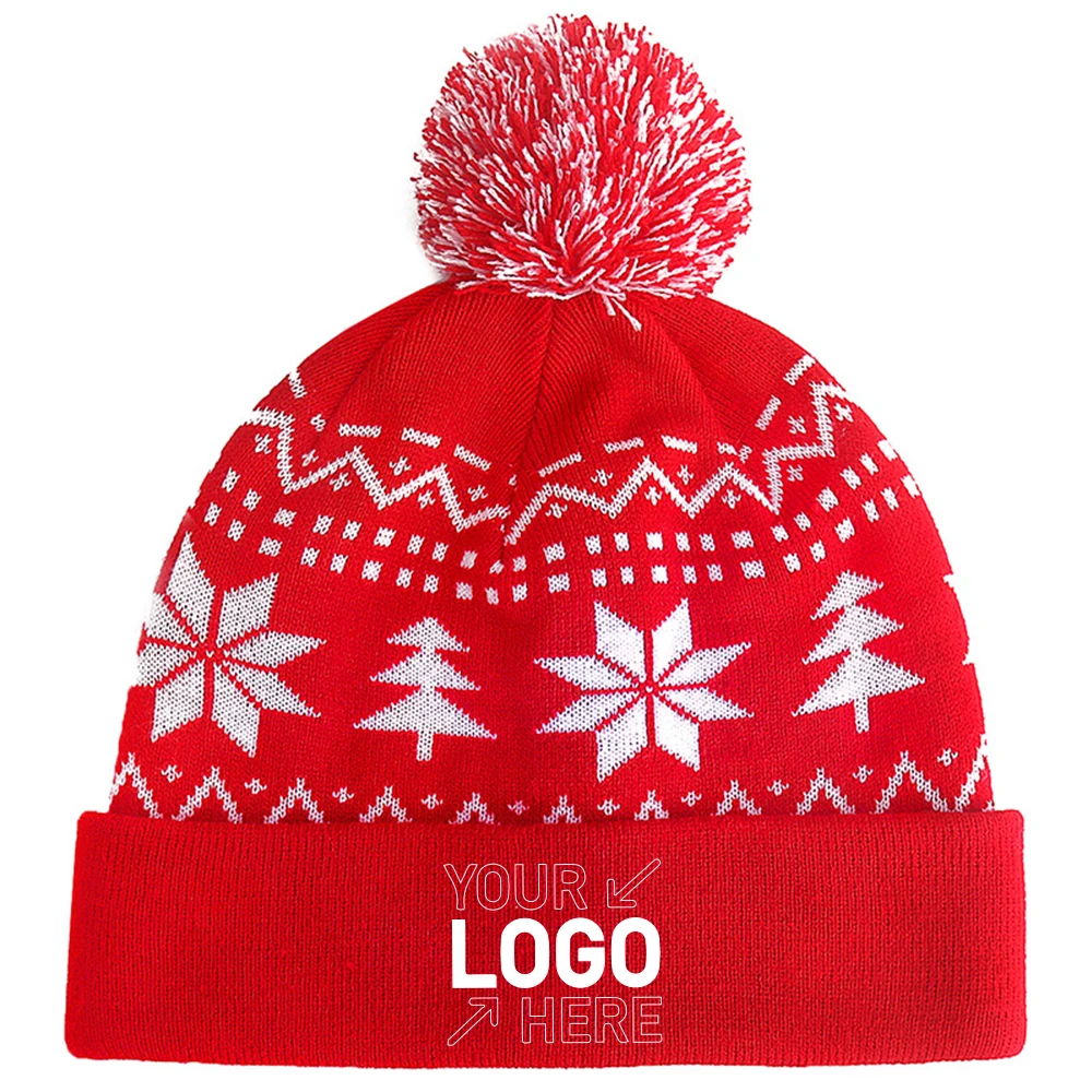 Thick winter cute knitted hat 1