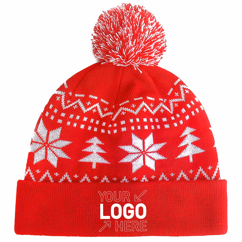 Thick winter cute knitted hat