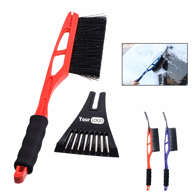 2-In-1 Snow Brush And Ice Scraper