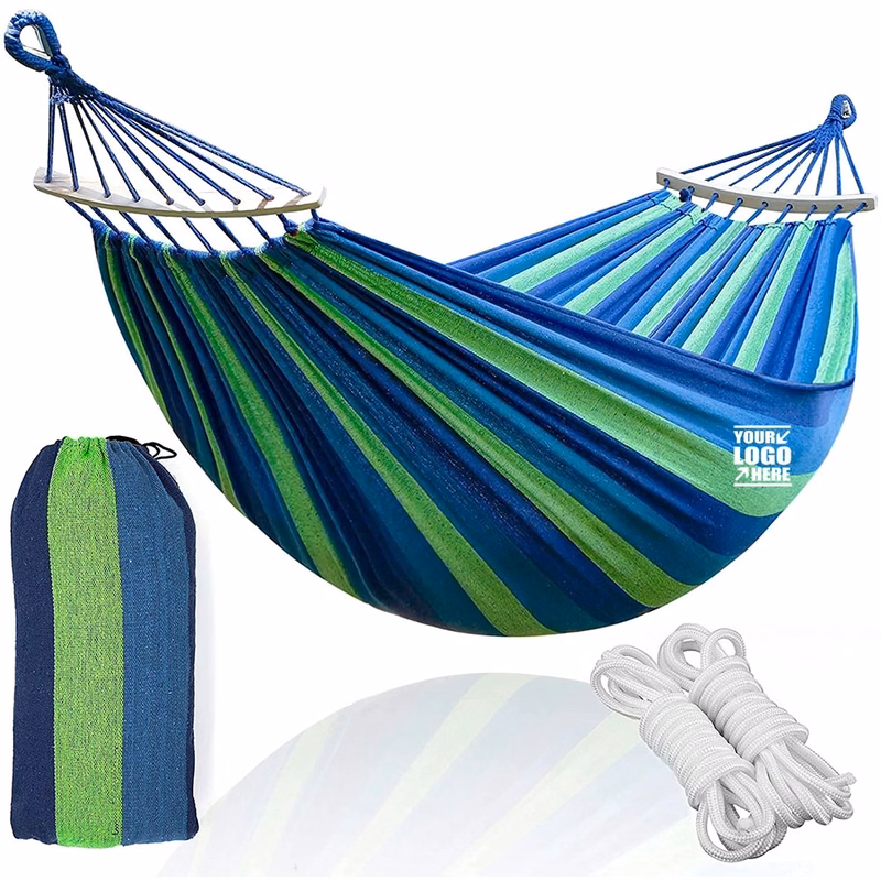 Hammock With Tree Straps And Spreader Bars