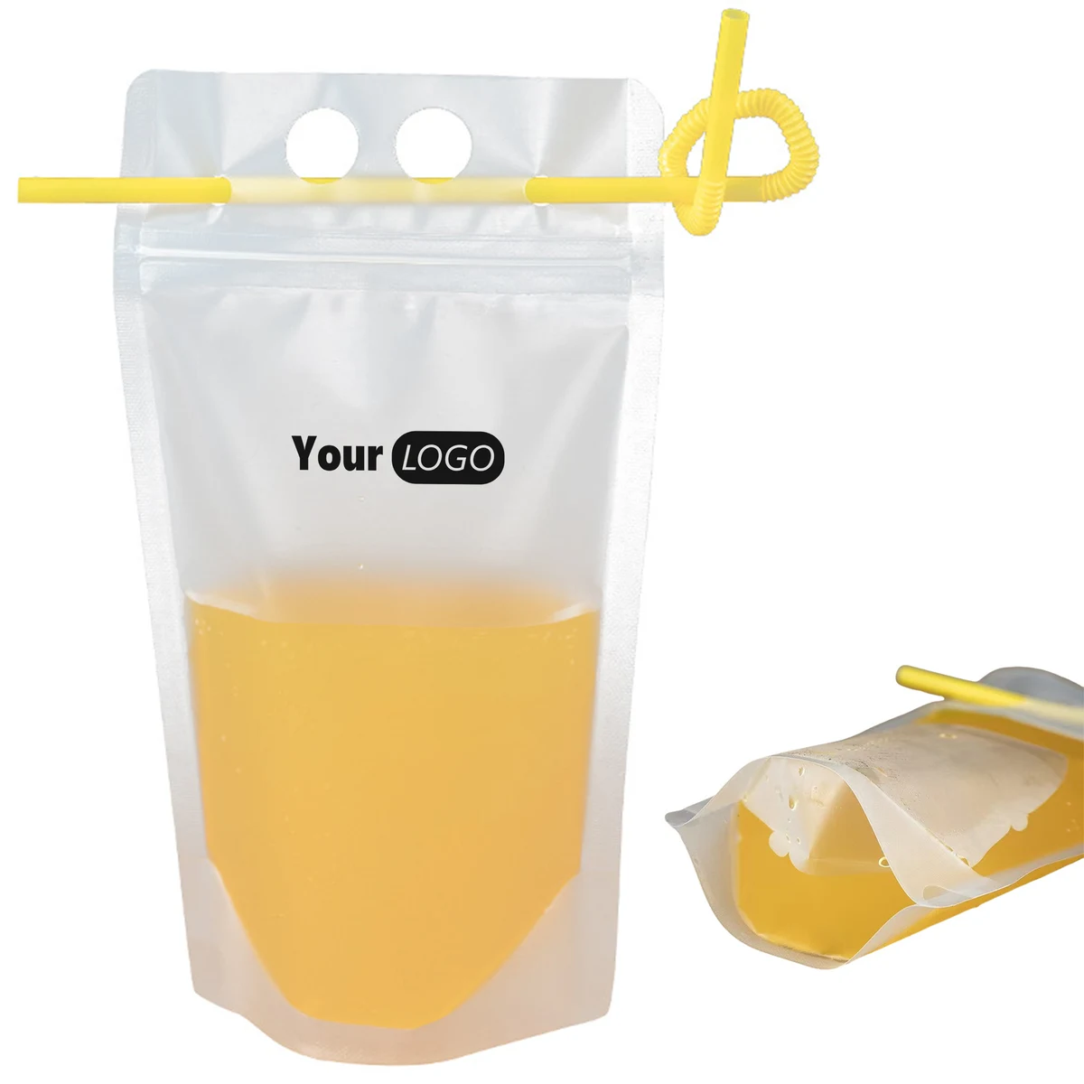 Plastic Portable 16Oz Drink Pouches For Refreshment On The Go 1