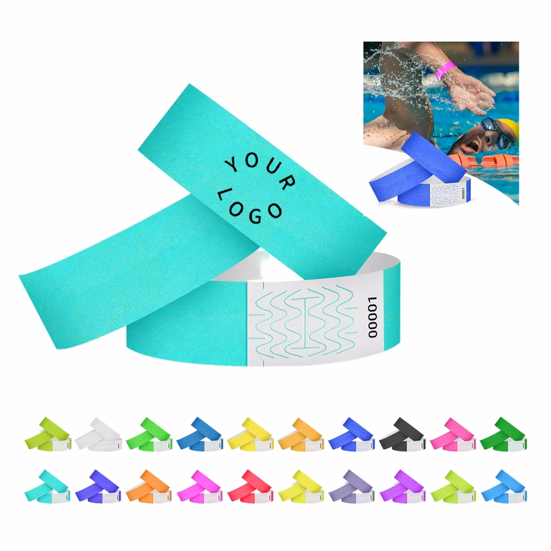 Disposable Waterproof Wristband with Anti-Tamper Code