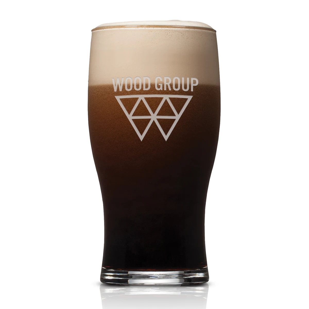 Elmhurst Beer Glass - Deep Etch 1