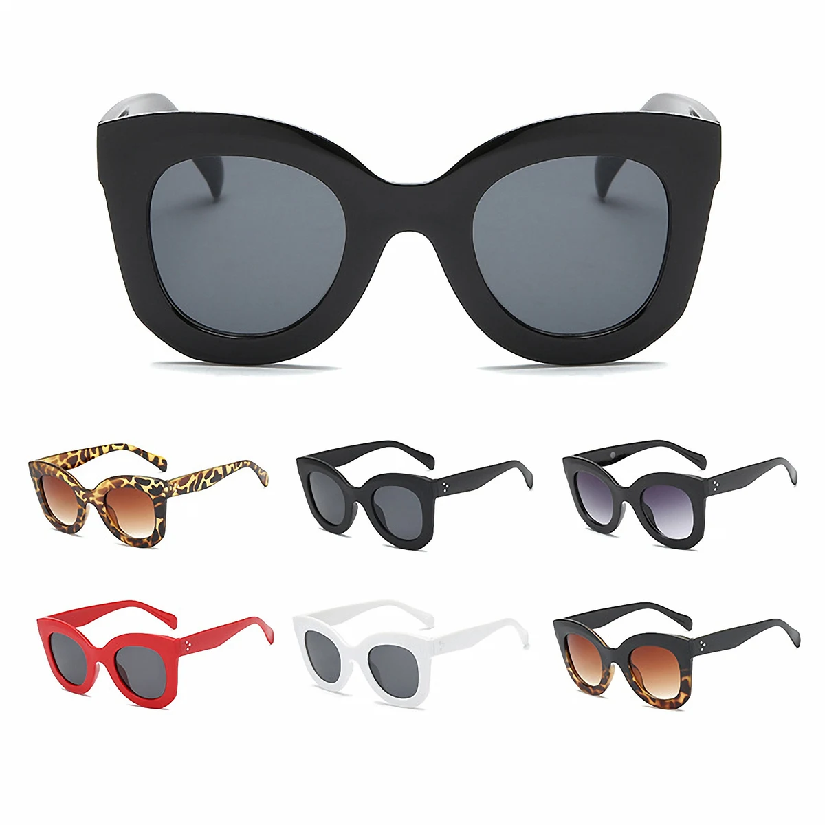 Women's Retro Round Sunglasses 1