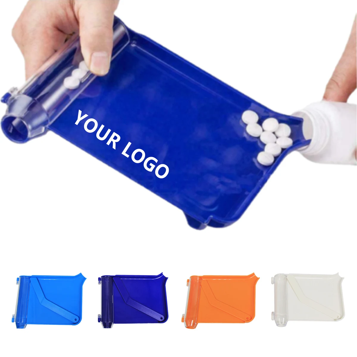 ABS Pill Counting Tray with Spatula 1