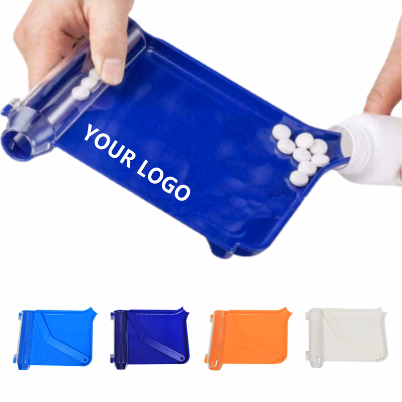 ABS Pill Counting Tray with Spatula
