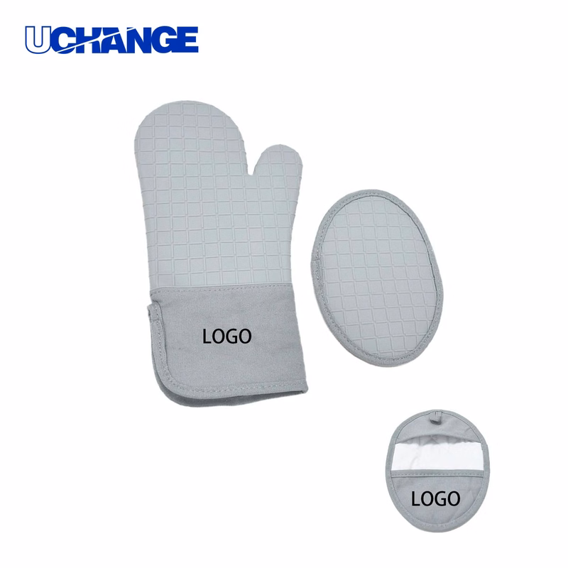 Mat Gloves Baking Insulation Set for Kitchen Use