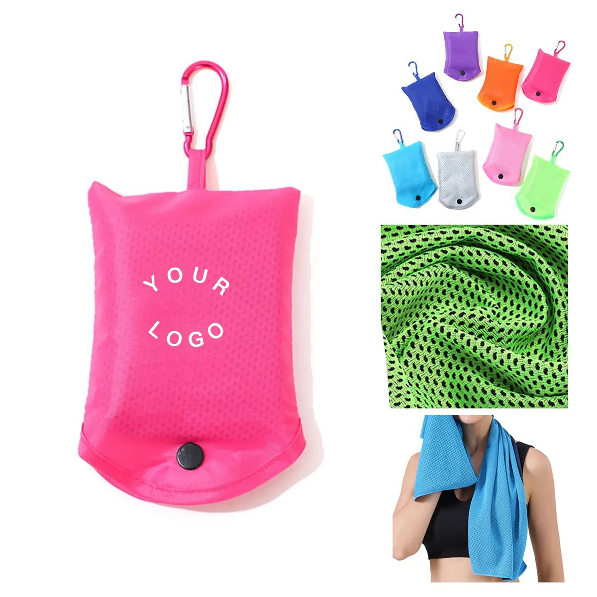 Polyester Moisture Wicking Fitness Towel 1