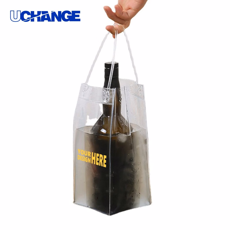 PVC Waterproof Transparent Plastic Tote Bag Container