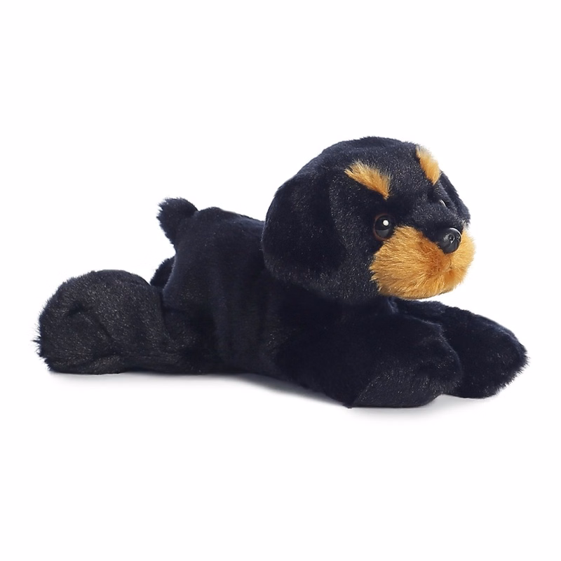 Lux Series 8" Laying Rottweiler