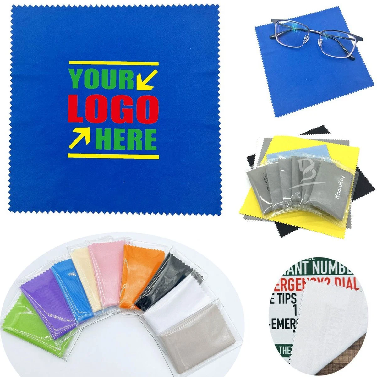 Premium Full-Color Microfiber Cleaning Cloth with Clear Case 1