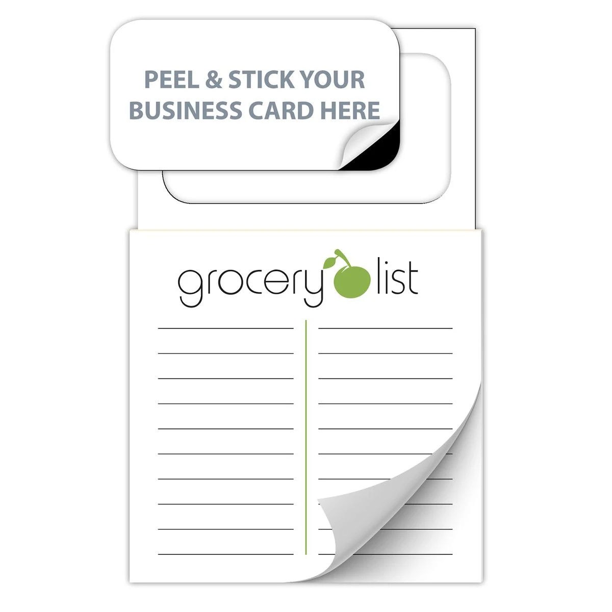 Magnetic Sticky Pad - Stock Grocery List (20 Sheet) 1