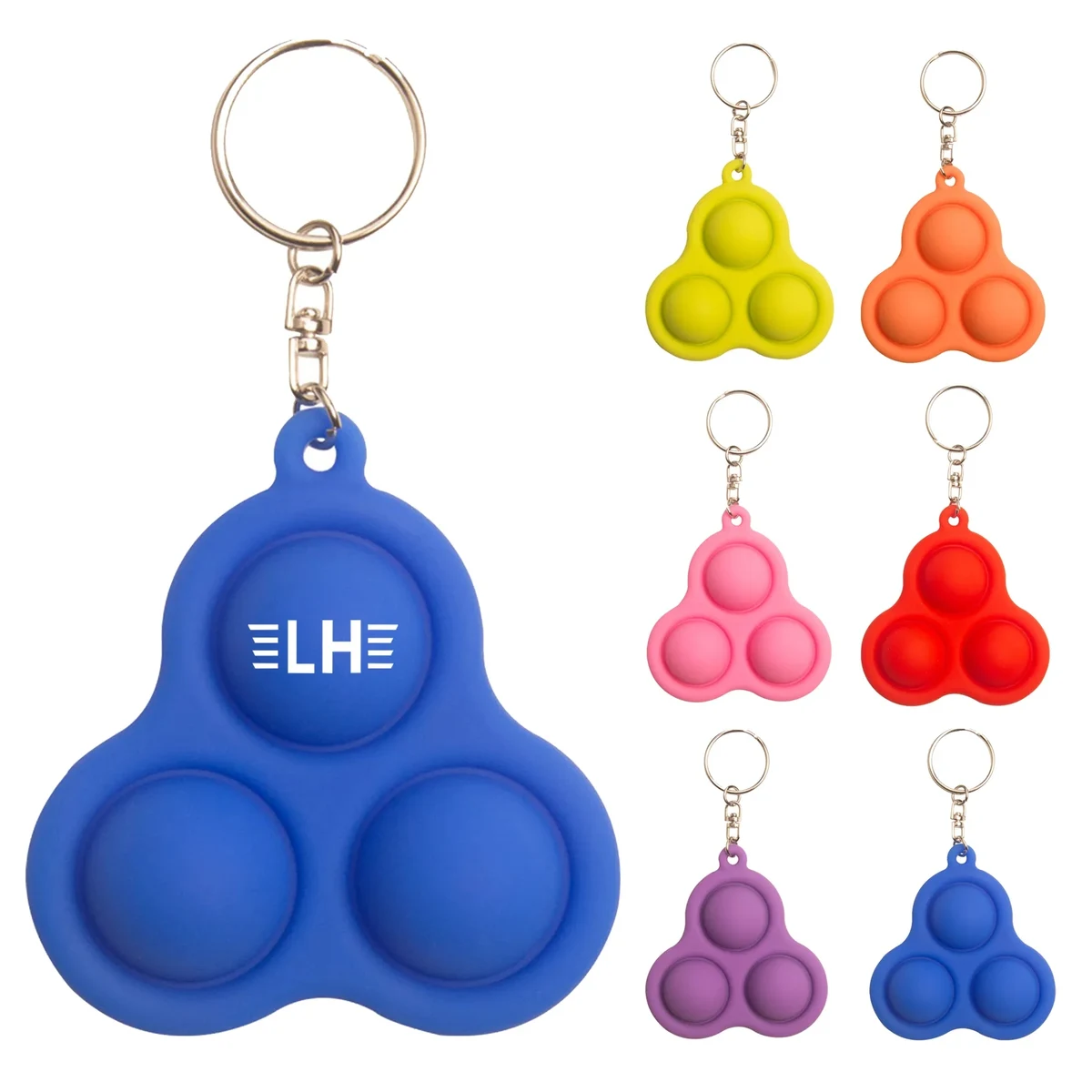 Pop 3 Bubbles Keychain 1