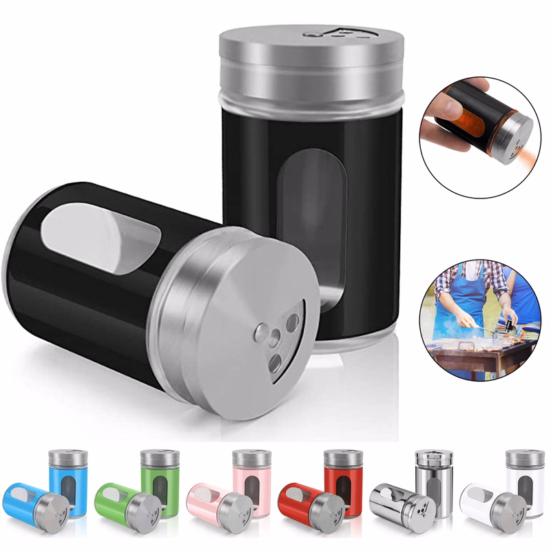 Spice Dispenser with Adjustable Pour Holes