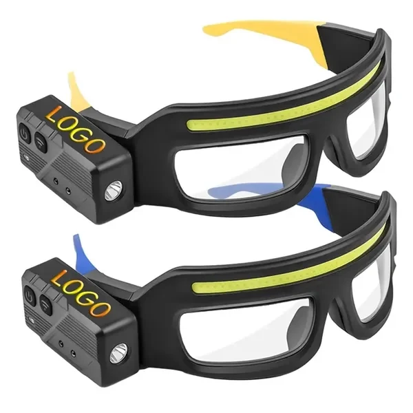 LED Work Safety Glasses with Light and Personalized Logo for Events, Gifting and Everyday Use 1