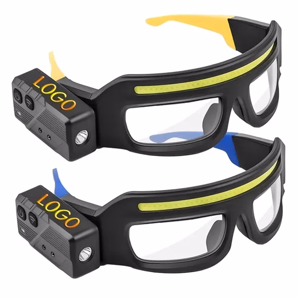 LED Work Safety Glasses with Light and Personalized Logo for Events, Gifting and Everyday Use