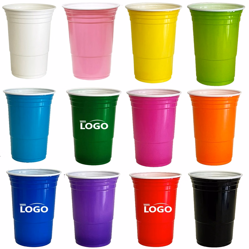 16 OZ  Reusable  Plastic Cup