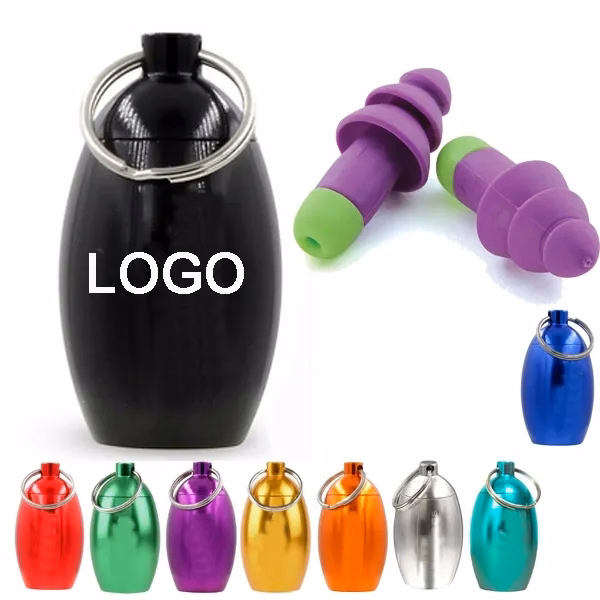 Reusable Uncorded Earplugs w/ Carry Case