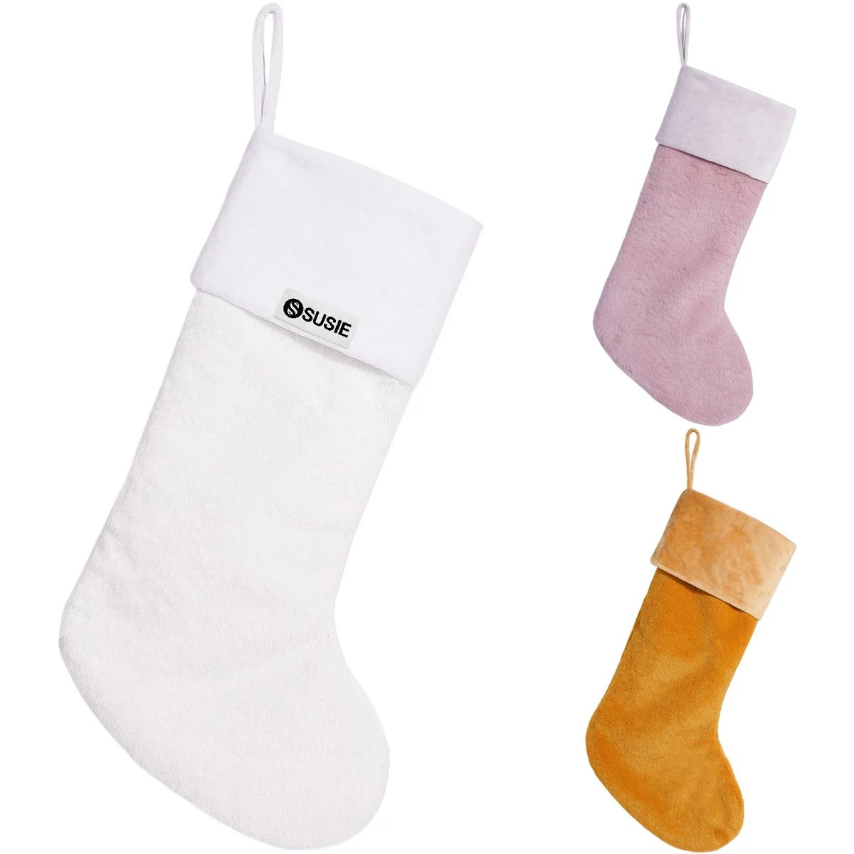 Large Plush Christmas Stocking 1