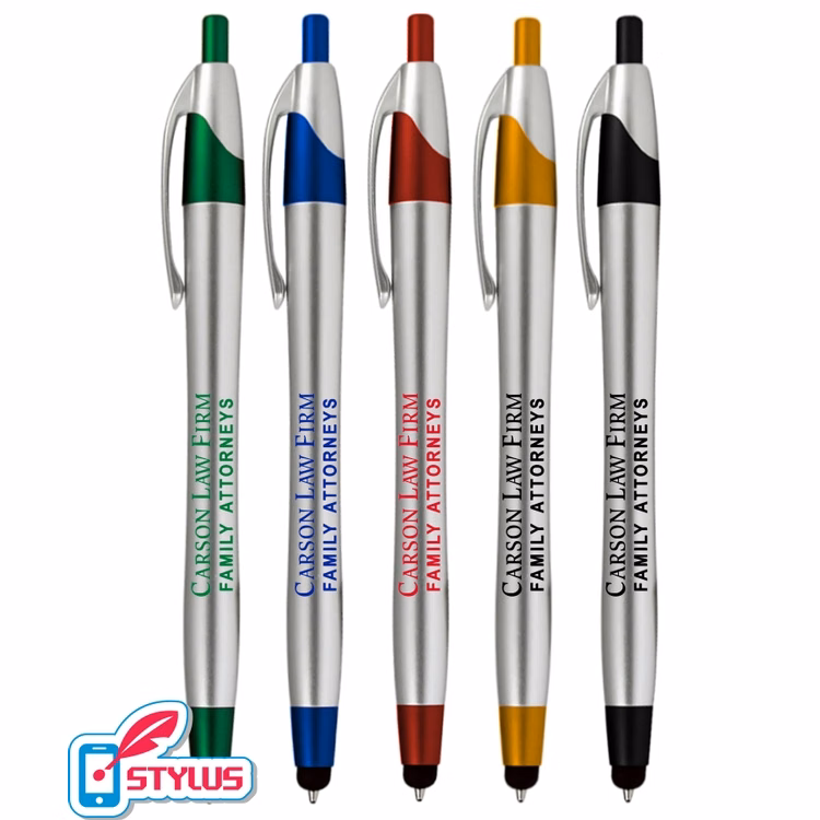 "Elegant" Silver Stylus Click Pen