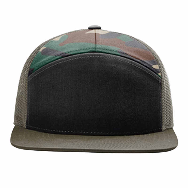 Richardson 7-Panel Flat Bill Trucker Cap