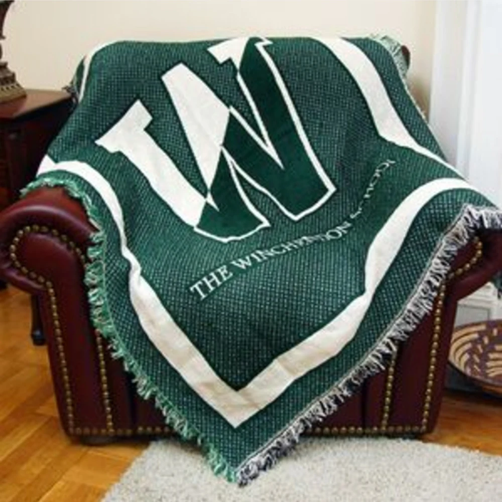 Custom 2-Layer Woven Throw Blanket 1