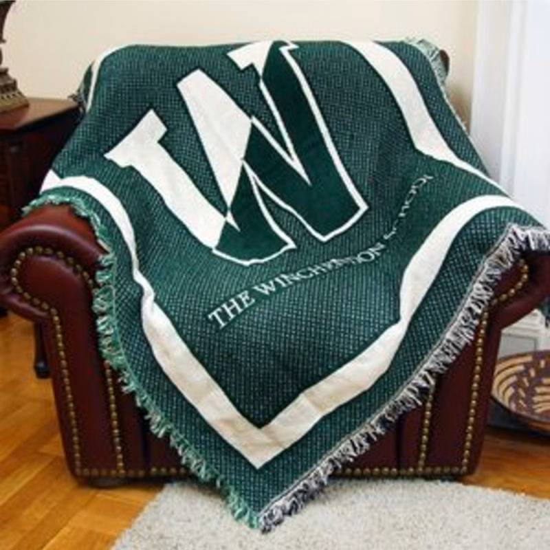 Custom 2-Layer Woven Throw Blanket