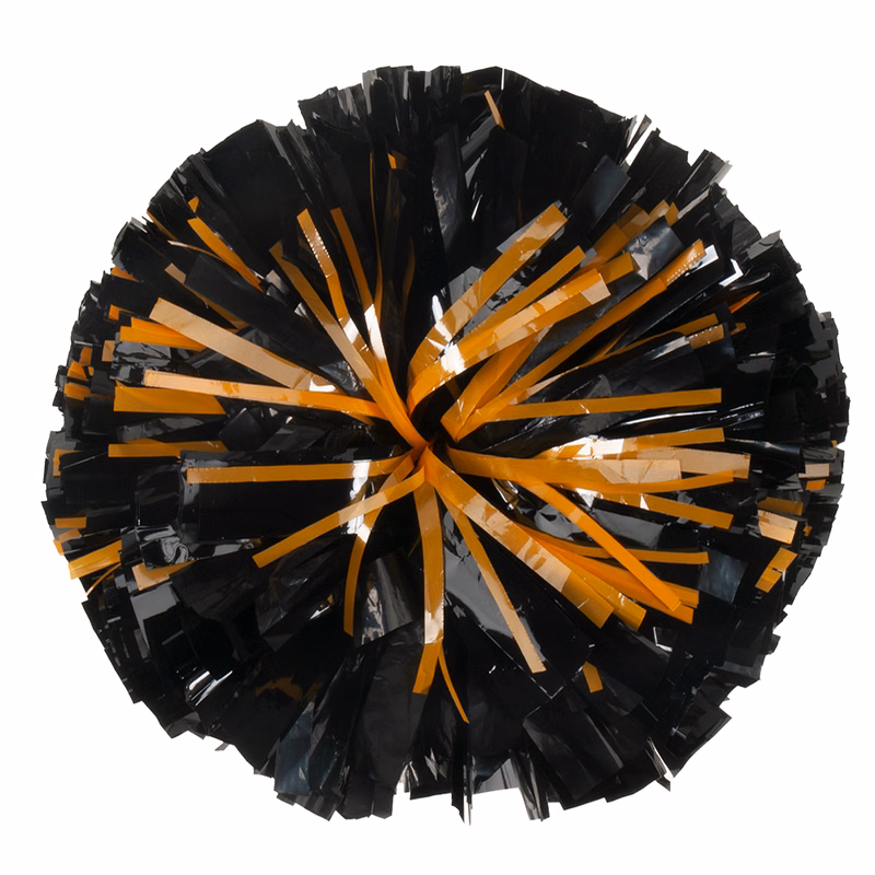 Custom Metallic/Plastic Junior Pom with Glitter