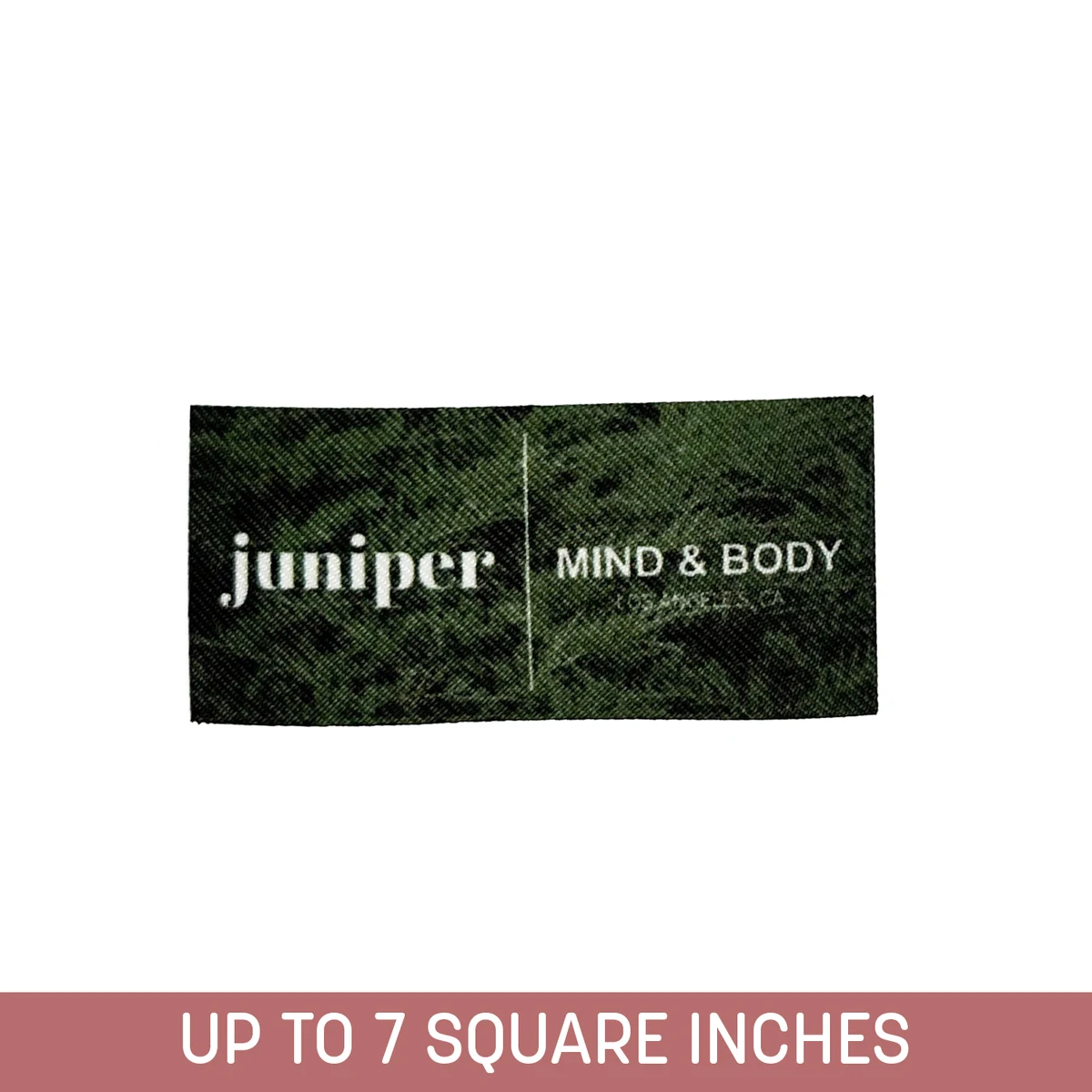 Sublimated Patch (Iron-On) Up To 7 Sq. In. (2-ply) 1