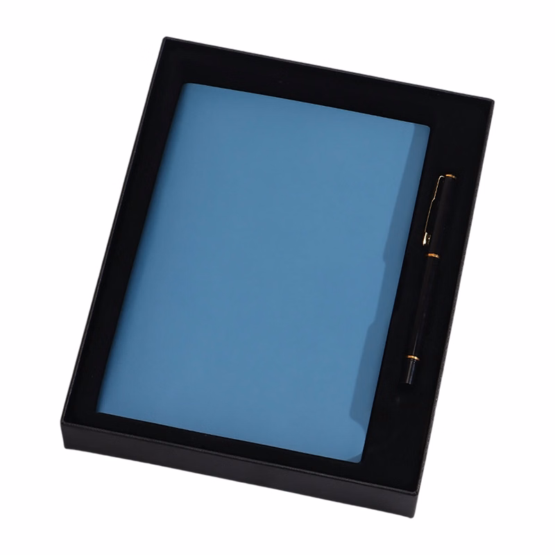 Faux Leather Journal With Pen Gift Set 8.3" By 5.7"