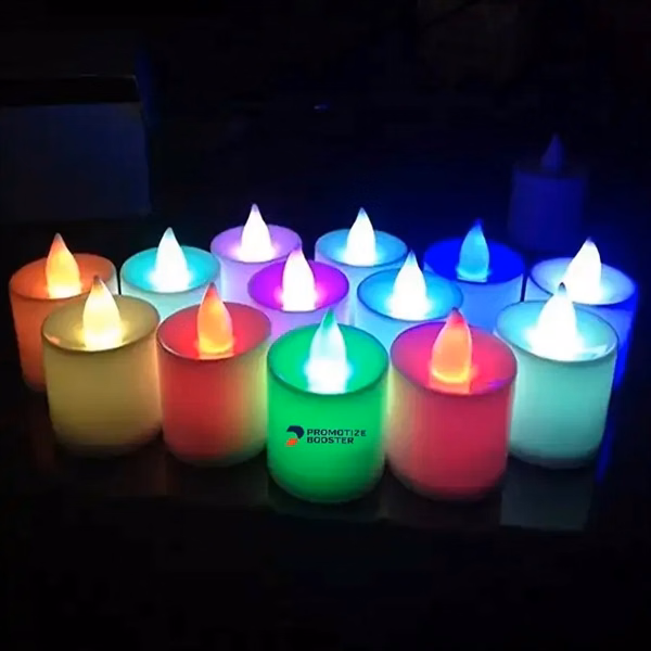 Light Up LED Glitter Candle