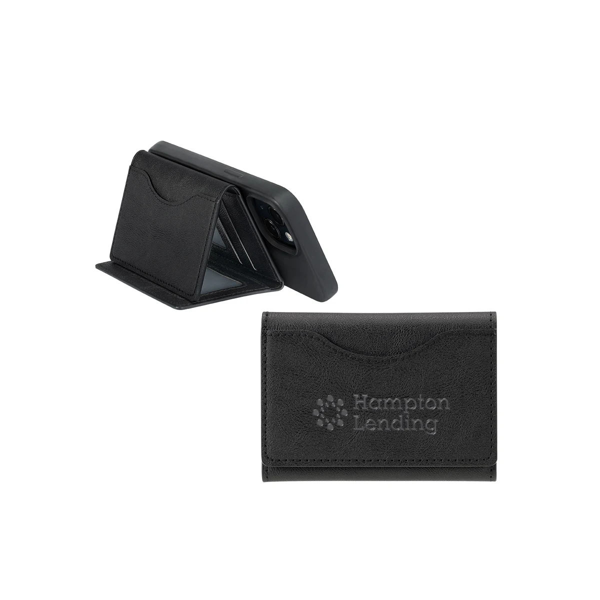 Eco Magnetic Tri Fold Wallet & Stand 1