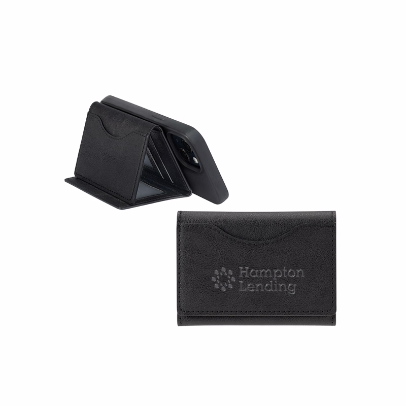 Eco Magnetic Tri Fold Wallet & Stand