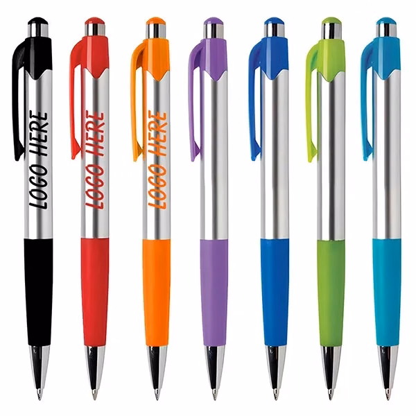 Marketing Mardi Gras Chrome Ballpoint Pen