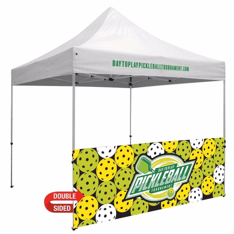 10' Deluxe/Economy Tent Half Wall Kit (Dye Sublimated, Double-Sided)