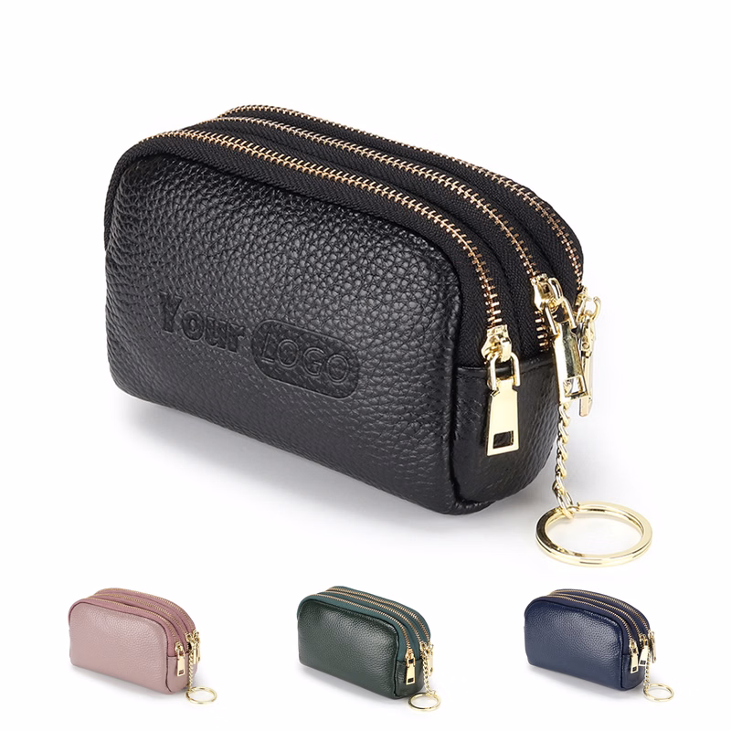 Genuine Leather Small multi-function key coin purse
